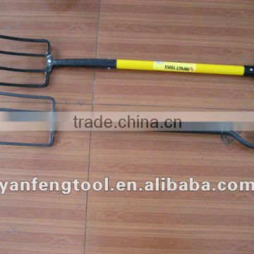 types of rail steel fork F107HV with V type grip