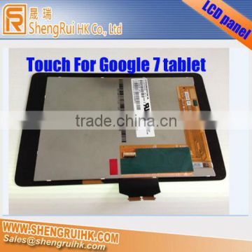 LCD Screen Digitizer with Frame for Google nexus 7 2nd