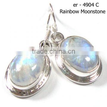 latest model fashion earrings drop earrings gemstone jewelry 925 sterling silver earrings