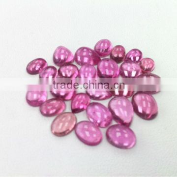 #CAZZ Natural Multi-Shape Cabs Free Size Loose Gemstone Rubellite Cabochons