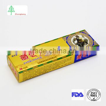 small paper tuck top carton box for medicine