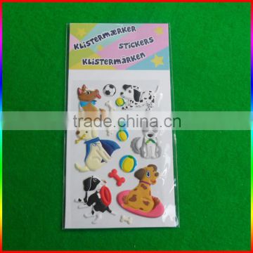 dog pattern cartoon EVA sticker