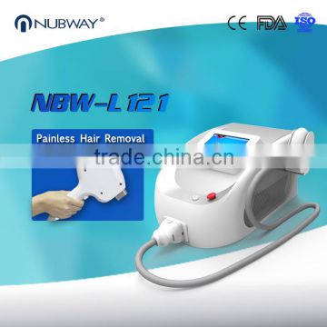CE ISO13485 Portable 10 bars 808nm diode laser/808 diode laser/808nm laser diode hair removal machine