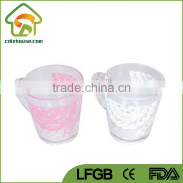 Customer Printing Acrylic Transparent Cup