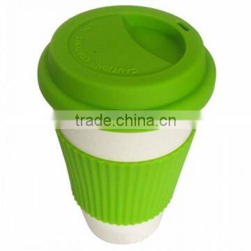 14OZ Disposable Biodegradable Bamboo Fibre Travel Mug