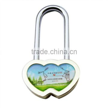 Heart shape zinc alloy padlock