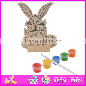 2015 New play painting toy kids toy, Cheap DIY wooden toy children painting toy,Educational toy wooden painting baby toy W03A054