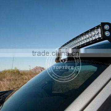 Curved 50" 288w led windscreen bracket amber led light bar for trucks