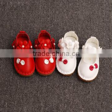 F10041E Latest girls flowers shoes new design beautiful shoes for small girls