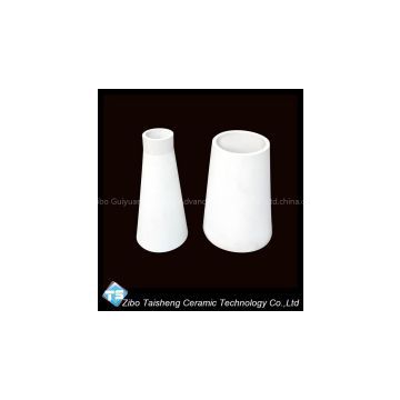 Wear Resistant Alumina Cone-shaped Tube/Tapered Pipe For Hydrocyclone