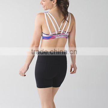 Custom Digital Print Gym Wear Polyester Spandex Sexy sports clothing