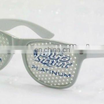 cheap promotional printed lens pinhole sunglasses01130