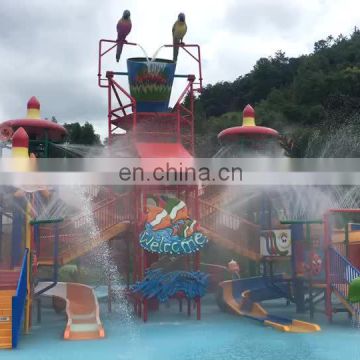 China Guizhou BLGH 30,000 Fiberglass Water Slide / Wave Pool / Family Water Playground Water Park