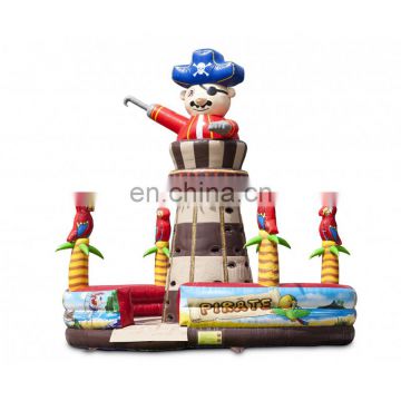 Pirate Themed Inflatable Climbing Tower Challenge Games For Events