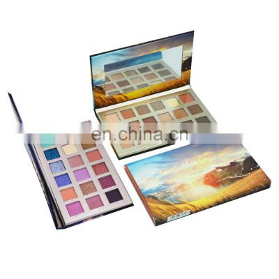 All in one candy 9 colorful empty eyeshadow palette box personalized 40 makeup eye shadow shimmer face palette