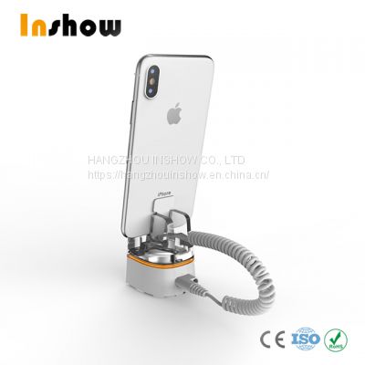 for retail shop Security System Vertical Anti-theft Mobile Phone Holder Alarm display, Security Stand Charger Device