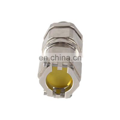 Beisit Cable Gland With Locknut, Nickel Plated Brass, IP68, Double Sealed Armoured Cable Gland PG21