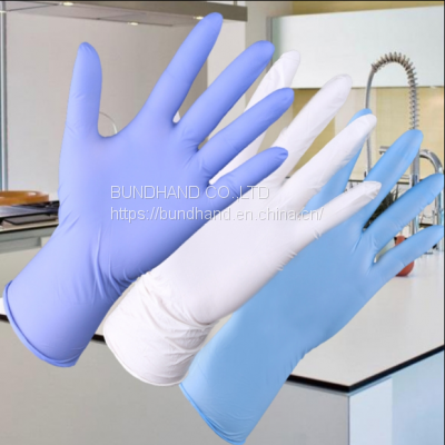 Bundhand Non Sterile Disposable Nitrile Examination Gloves