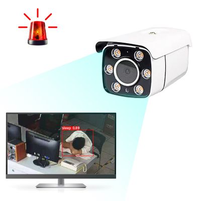 AI personnel Sleep on sentry duty recognize camera security cameras wireless outdoor