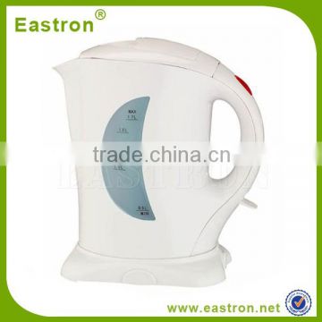 Custom 1700ml stainless steel 1.7L plastic electric cordless kettle