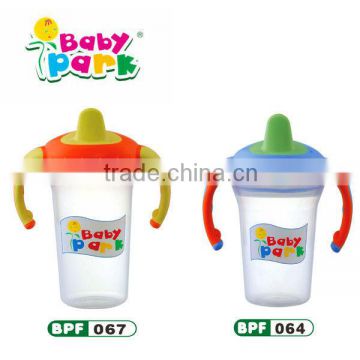 PP non-spill cup with handles