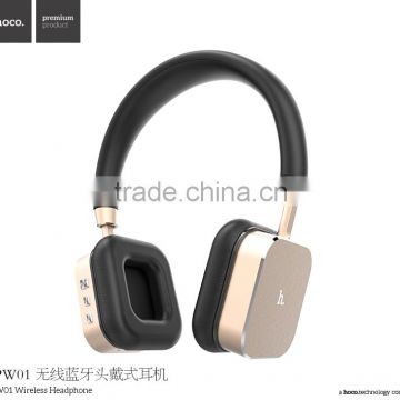Original HOCO HPW01 3.5mm Universal head-mounted Headphone Stereo Sound Wireless Bluetooth headset For Mobile Phone MT-4722