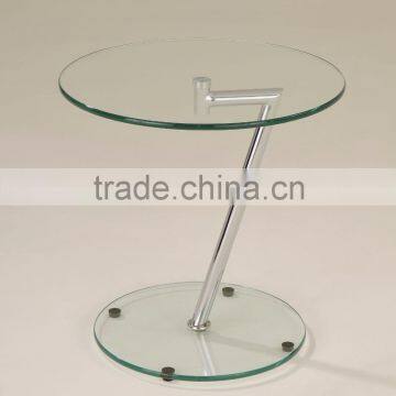 Chrome Glass side table, coffee table
