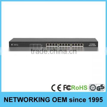 24-Port 10/100Mbps in wall network switch