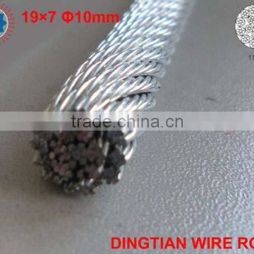 Non rotating wire rope 19*7