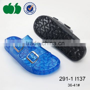 2016 colorful women bathroom shoe latest jelly slippers