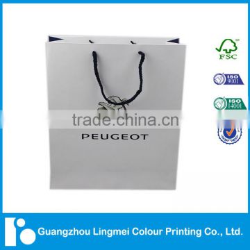 Promotion paper bag printing for company with matt lamination