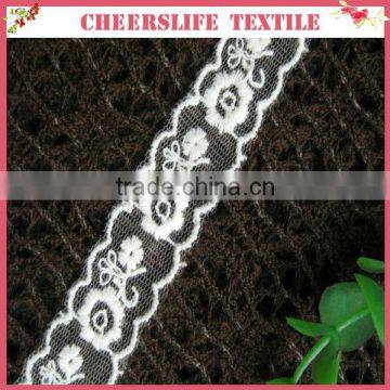 Cheerslife 2014 narrow swiss guangzhou embroidery lace