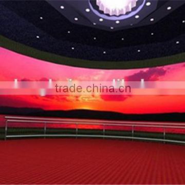 3D curved projector screen/projection screen