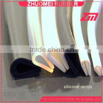 Custom silicone extrusion rubber seal