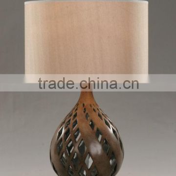 2015 Coffe decorative room light/table lamp with UL