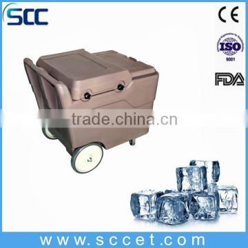 110L PE plastic ice caddy for cooling
