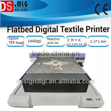 THE lowest price!!plain fabric plate-type flated printer