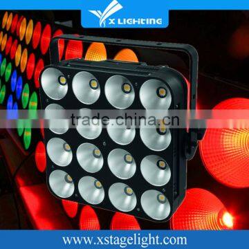 16 eyes matrix blinder light 4*4 30w cob rgb led matrix light