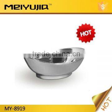 New arrival art basin with gold or silver design from chaozhou