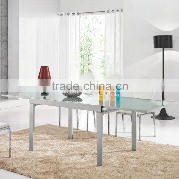 L833A Expandable Glass Table China Large Kitchen Tables