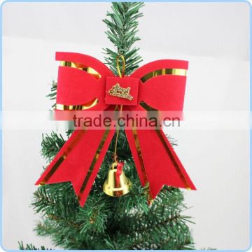 Christmas tree decoration accessories Bow Knots hanging For party ornaments
