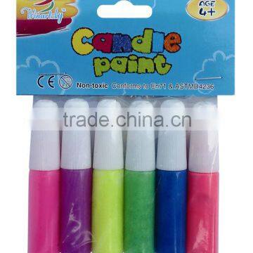 Colorful candle paint for kids, non-toxic