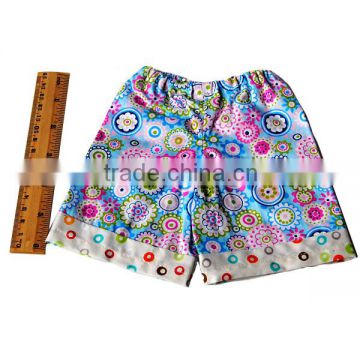New Coming 2016 So Cute Cotton Colorful Doll Shorts for Baby Girl Decorate