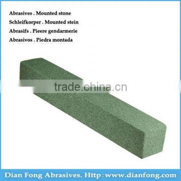 2G Rectangle Shaped Silicone Carbide Maded Medium Grit Green Cleaning Stone
