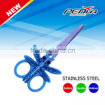 Stainless steel blade animal handle student scissors
