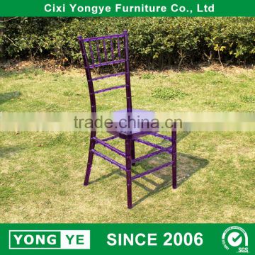 transparent resin tiffany chair stackable chair