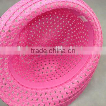 Professional manufacturer Best Selling woven paper straw cheap fedora hat