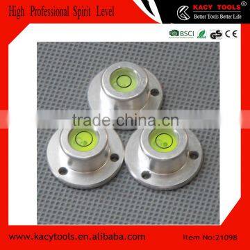 aluminum round circular bubble level leveling tools