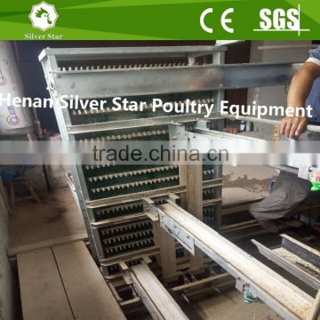 Automatic egg collecting machine for chicken layer house shed