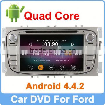 Ownice Quad Core Pure Android 4.4.2 for ford focus dvd radio Support DVR OBD